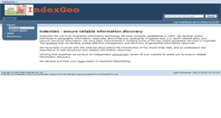 Desktop Screenshot of indexgeo.com.au